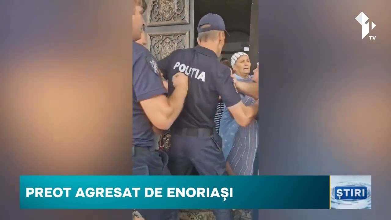 Preot agresat de enoriași
