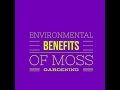 Environmental Benefits of Moss Gardening