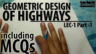 Geometric Design Of Highways | Highway Engineering | Lec-1 Part-1 | GATE