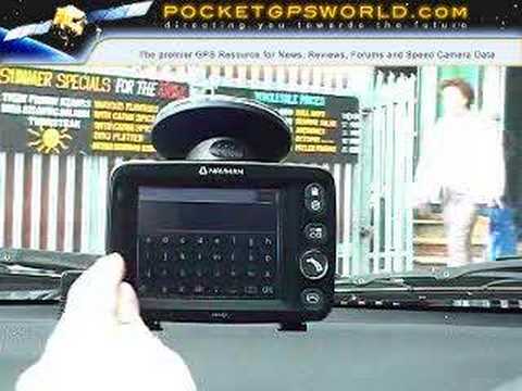 PocketGPSWorld.com review the Navman N40i satnav