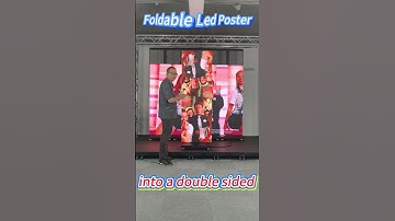 Foldable LED Poster Display: Transforming Portrait Screens into Dual‑Sided Advertising