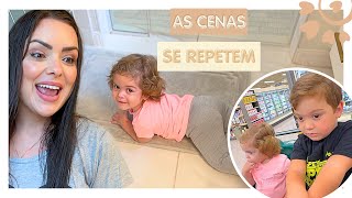 ROTINA COM O CHARLIE E A REBECCA - FLÁVIA CALINA