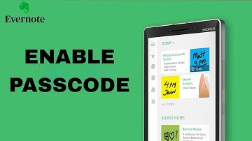 How To Enable Passcode On Evernote App