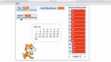 Scratch: Calendar