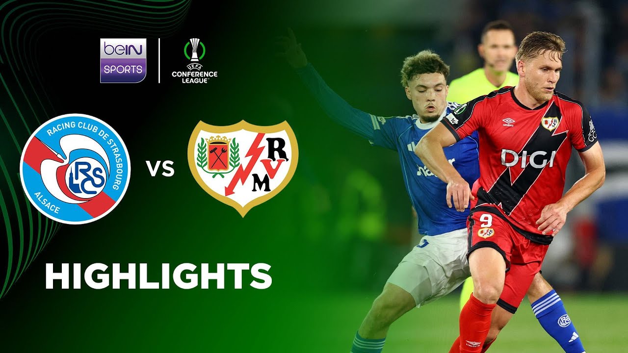 RC Strasbourg 0-1 Rayo Vallecano (Agg. 0-2) | UEFA Conference League 25/26 Match Highlights