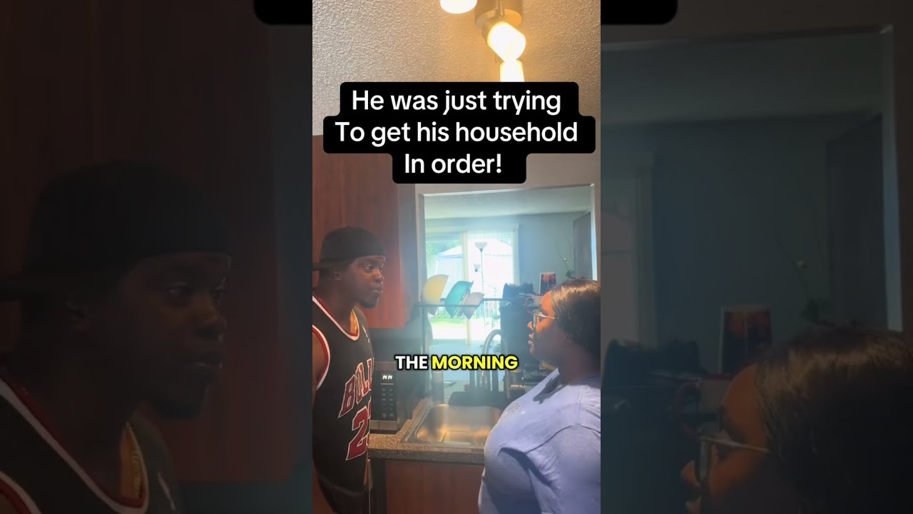 He Was Just Trying To Get His Household In Order Comedy Fyp Bigduke13 Justforlaughs Skit