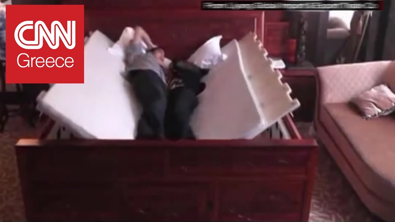 Κρεβάτι «ασπίδα» στους σεισμούς - YouTube