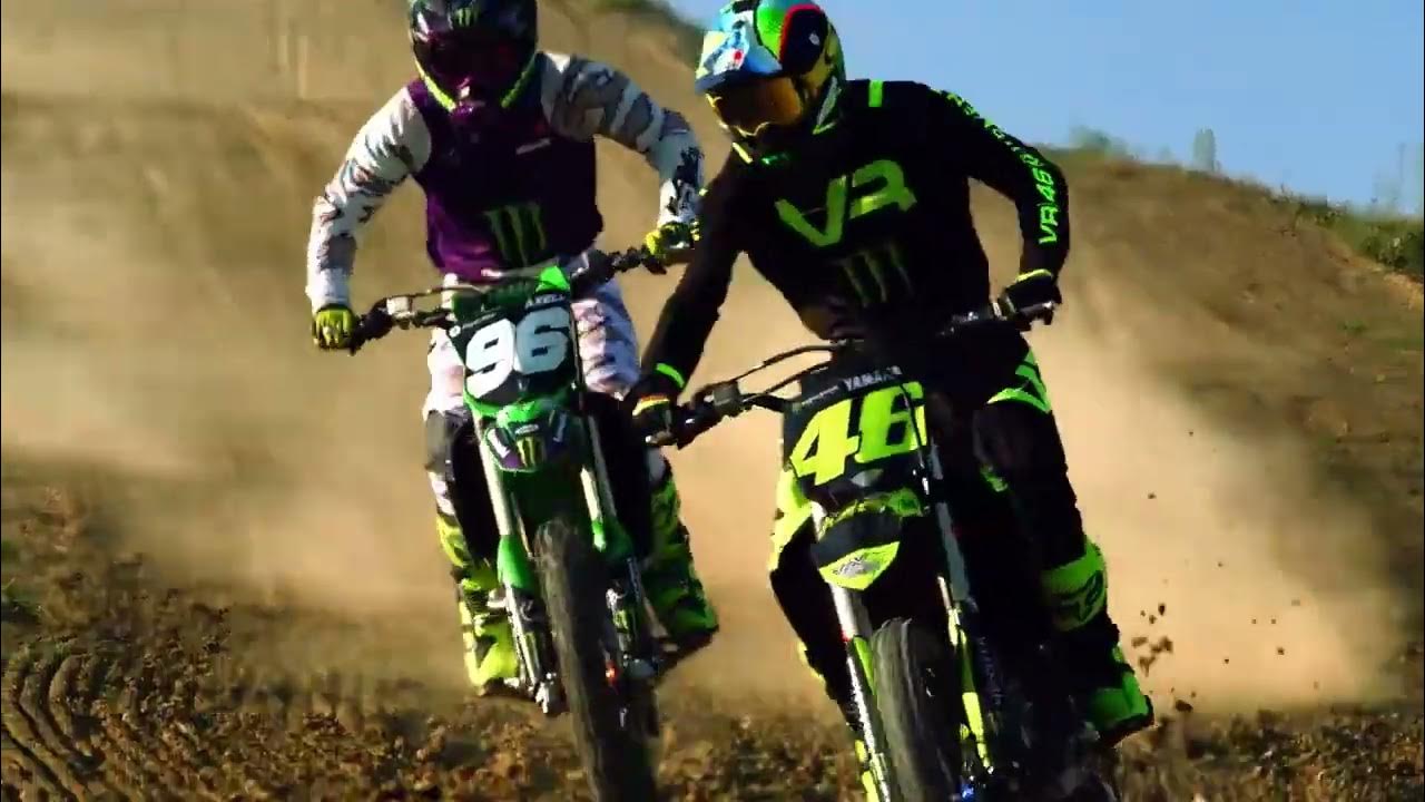 VALENTINO ROSSI E AXELL HODGES FLAT TRACK MOTOR RANCH YouTube