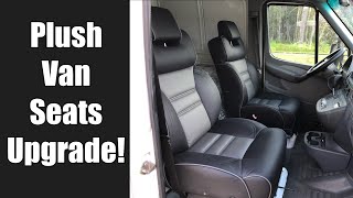 Upgrading the Sprinter Van Seats - Rambling with Phil