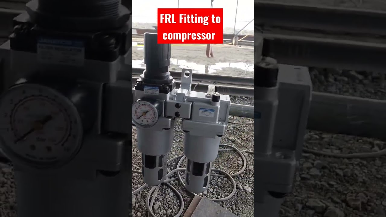 FRL Fitting To Compressor Air Moisture Controler
