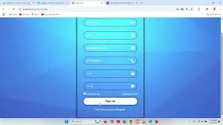 COMPLETE SIGNUP FORM using html,css,js.php & laravel ,mysql
