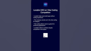 Lovable CEO on Vibe Coding Competition