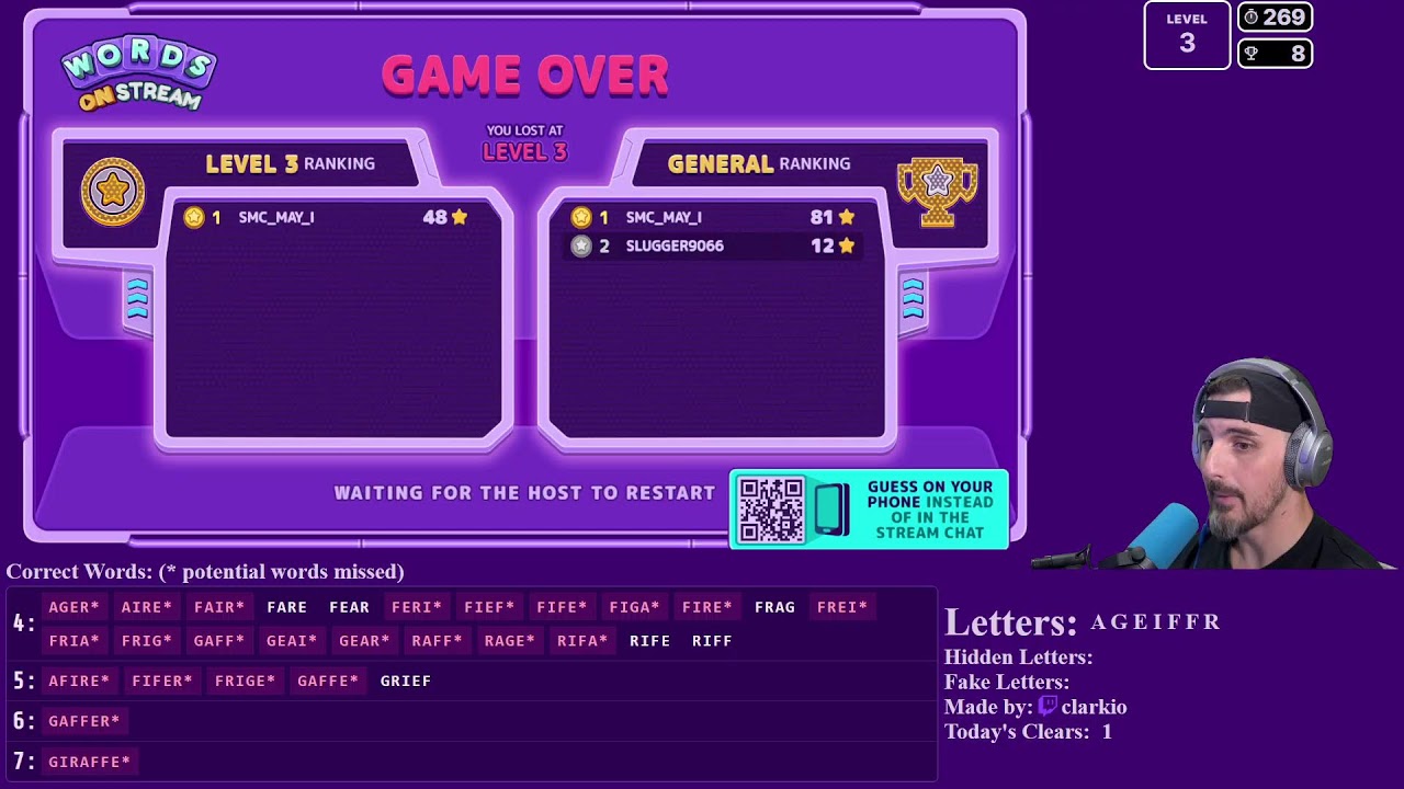 Building WoS Tool -- First !wotw, wordle, etc. // @_clarkio || @clarkio on socials