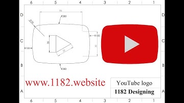 How to Design a 3D YouTube logo in Solidworks?