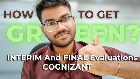 Cognizant Internship Interview Experience | Interim & Final Evaluation | Tips to Get Green ✅