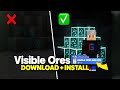 ✨ Glowing Ores Addon for Minecraft PE 1.21+ 🔥 | Easily Find Hidden Ores with Outlines! 💎⛏