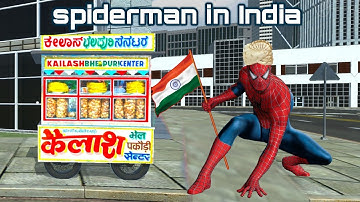 SPIDERMAN IN INDIA 🇮🇳 || India spiderman 3d gameplay
