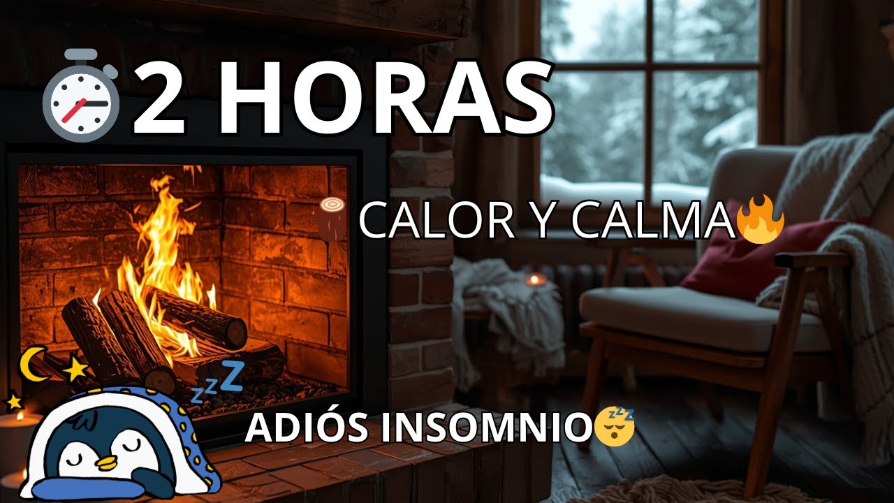 Fuego Crepitante (ASMR): Sonidos reales de leña ardiendo para calmar la mente