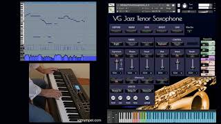 Tenor Saxophone sample library for NI Kontakt. Articulations and Keyswitches. VST plugin. screenshot 3