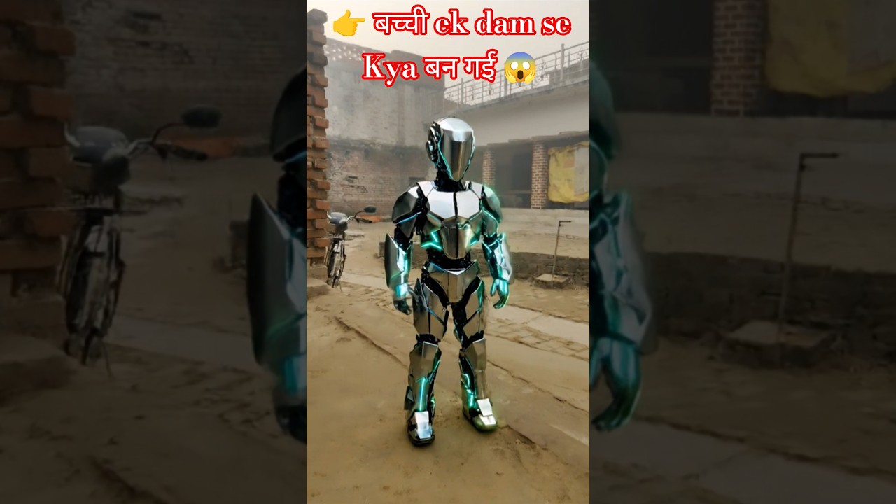छोटी बच्ची कैसे बन गई रोबोट 🤖 | Amazing AI Transformation 😱 