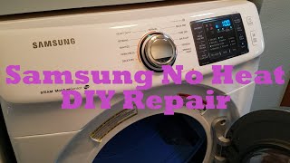 Samsung Clothes Dryer Heating Element DIY Repair  No Heat & Noise Fix