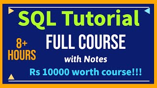 SQL Complete Tutorial | Oracle SQL Full Course | SQL Full Course