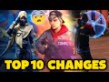 Top 10 BIG EPIC CHANGES IN FREEFIRE AFTER UPDATE😱😨 *Must Watch