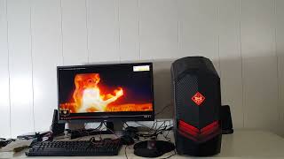 Gaming Omen 880-160 i7 9700K 16GB New 500G SSD+1TB HDD 8GB MSI Video card Window 11 Home