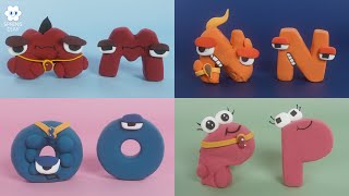 Alphabet Lore MNOP _ Making clay stopmotion Animation