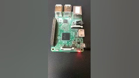RPi blinking the LEDs