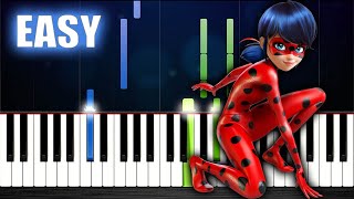 Miraculous Ladybug Theme - EASY Piano Tutorial Resimi