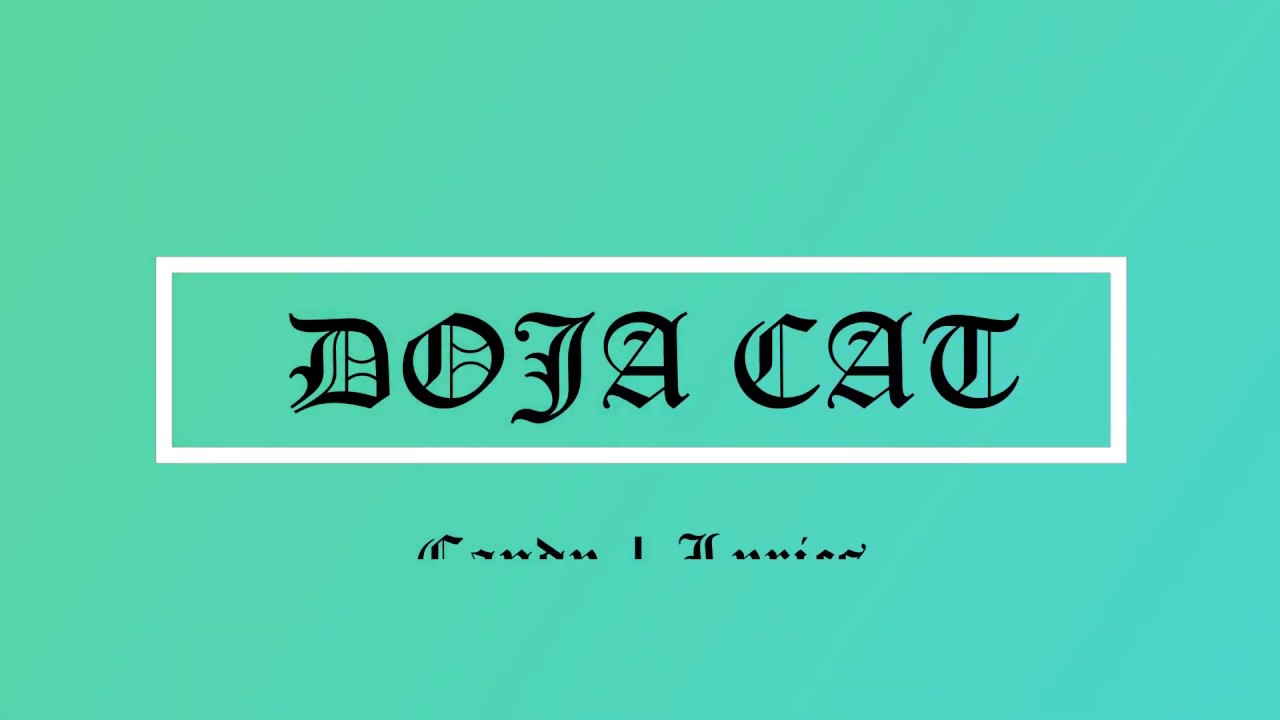 Candy Doja Cat Lyrics YouTube