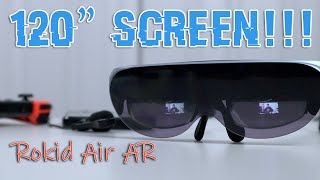 Rokid Air Glasses+ Rokid Hub  Portable 120Inch Monitor For Your PC, Switch, Xbox, or PS5!