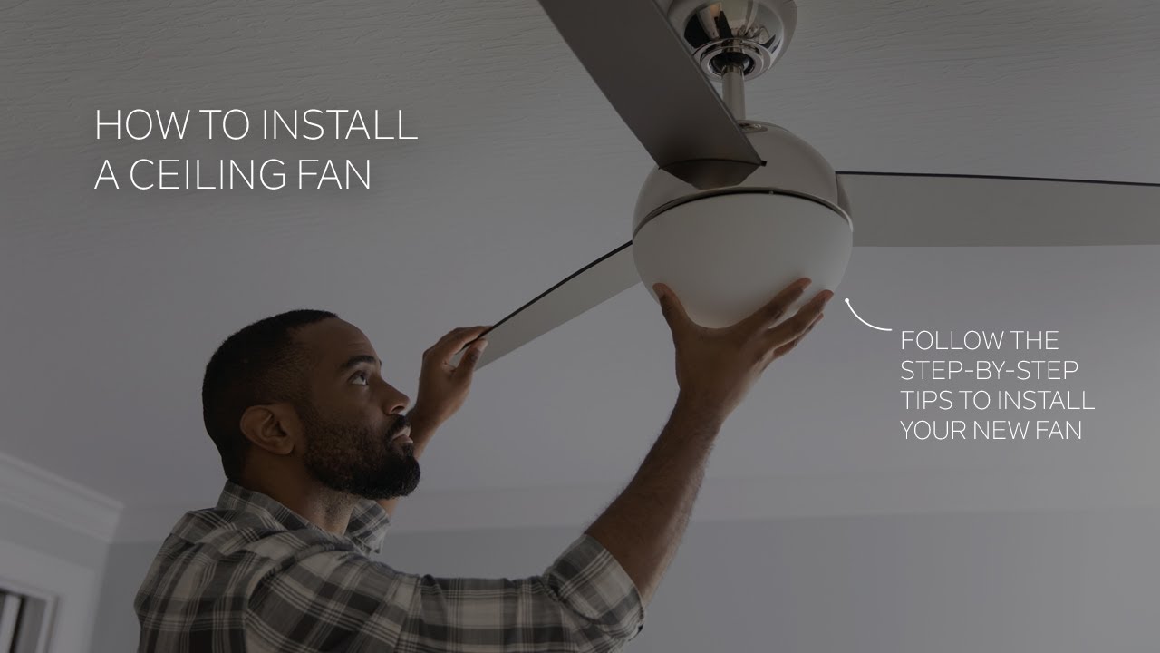 Installing A Ceiling Fan Kichler Lighting