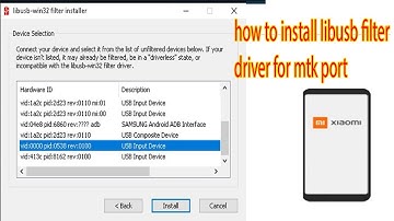 libusb win32 devel filter,libusb filter driver for mtk port