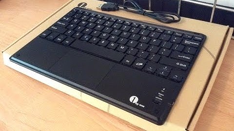 1byone Wireless Bluetooth Keyboard with Multi Touchpad Review
