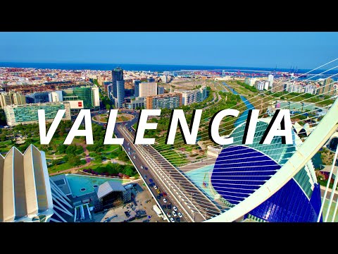 VALENCIA, SPAIN - by drone [4K]