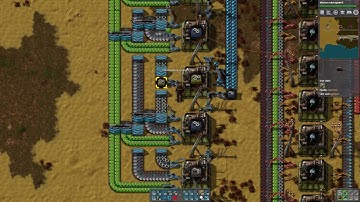 Factorio 0.15 Railworld S18 E075 Making Nukes