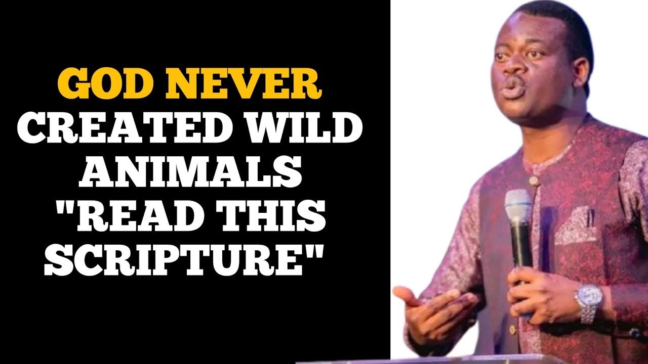 GOD NEVER CREATED WILD ANIMALS "READ THIS SCRIPTURE"// APOSTLE AROME OSAYI