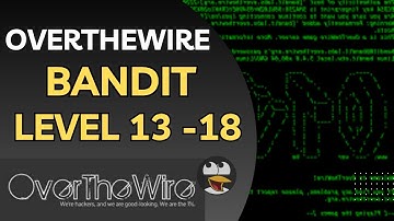 Overthewire Bandit Walkthrough - Level 13 - 18