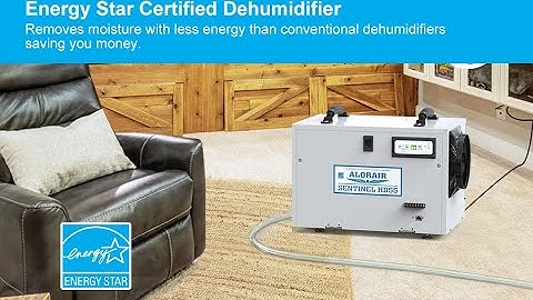 Alorair Sentinel HDi90 Basement Dehumidifier 90 Pint with Pump Crawlsapce Humidity Controller
