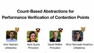 NSDI '26 - Count-Based Abstractions for Performance Verification of Contention Points