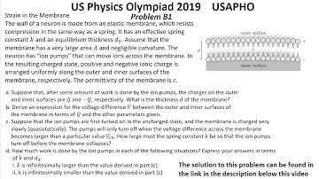 US  Physics Olympiad 2019. USAPHO Problems A1-A3, B1-B3.