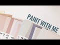 ✨ painting on Pantone cards with gouache // color diaries