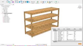 Parametric shelving