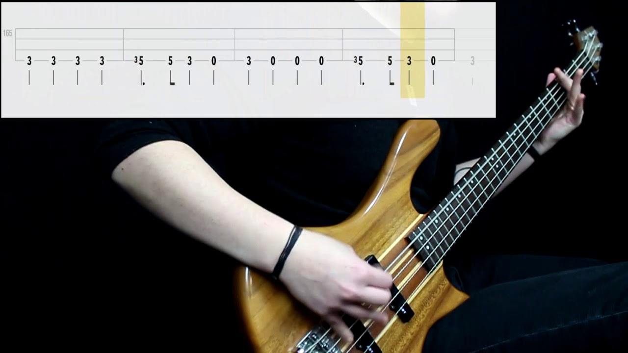 Metallica Fuel (Bass Cover) (Play Along Tabs In Video) YouTube
