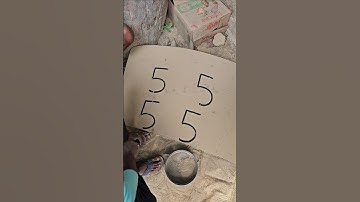 Amazing Drawing!! How to draw Elephant Drawing!! With 5555 Number Drawing!! Beginners!! #art #shorts