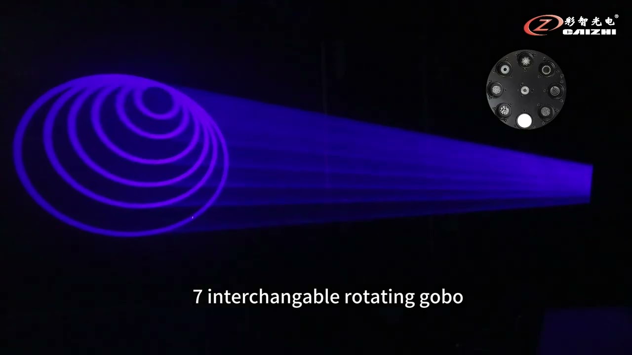 300W LED CMY Moving head light for church, concert and entertainment events.