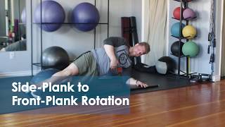 Side-Plank to Front-Plank Rotation