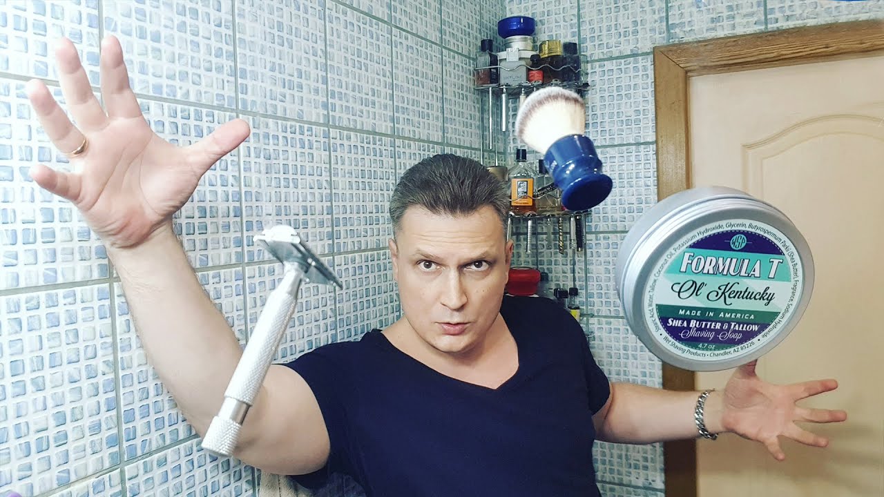 Бритьё! ATT slant S1, Formula T, Epsilon, Brut, Gillette Platinum. Магия ВКБ!